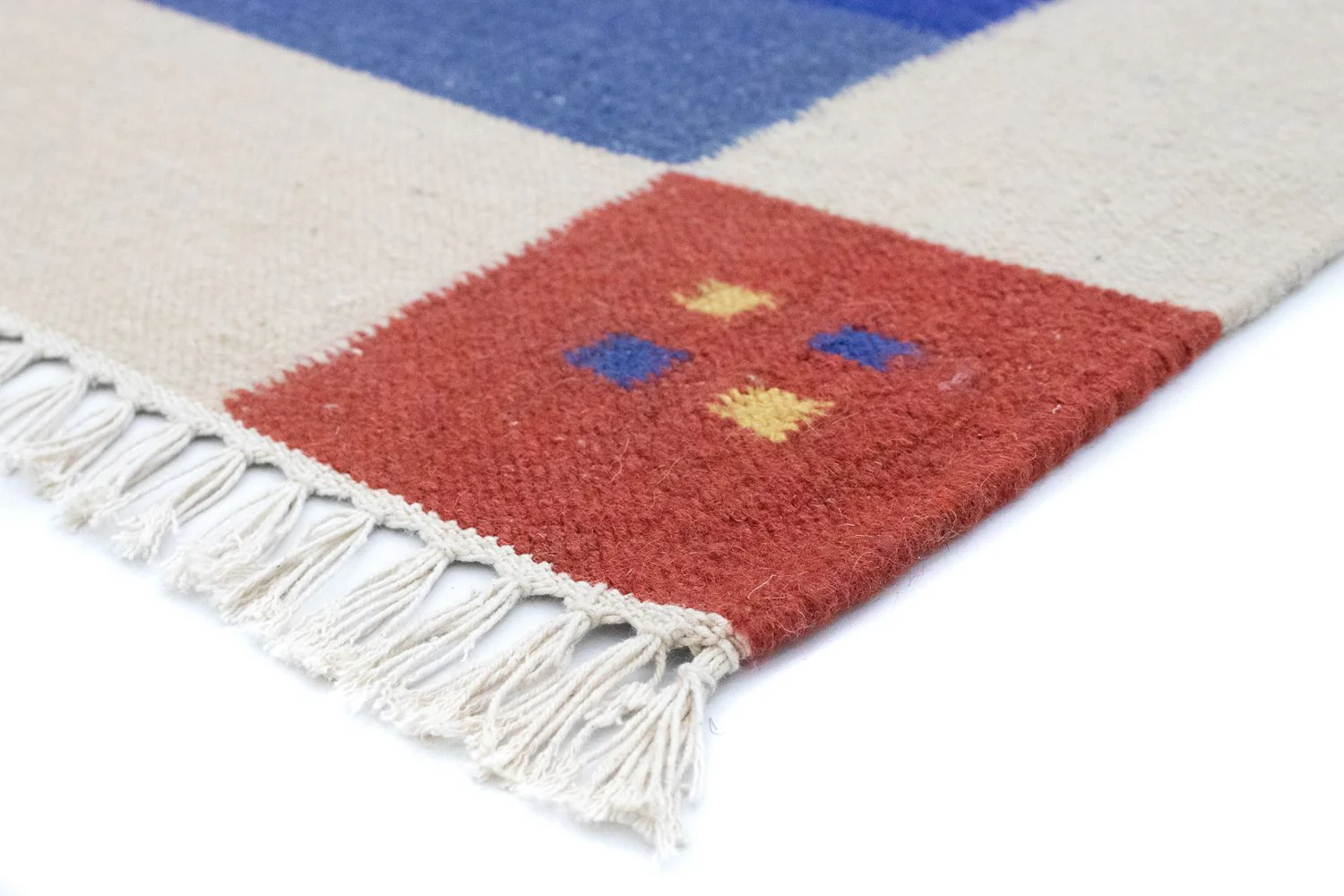 Kelim Teppich - Trendy 180 x 120 cm - blau - Image 6