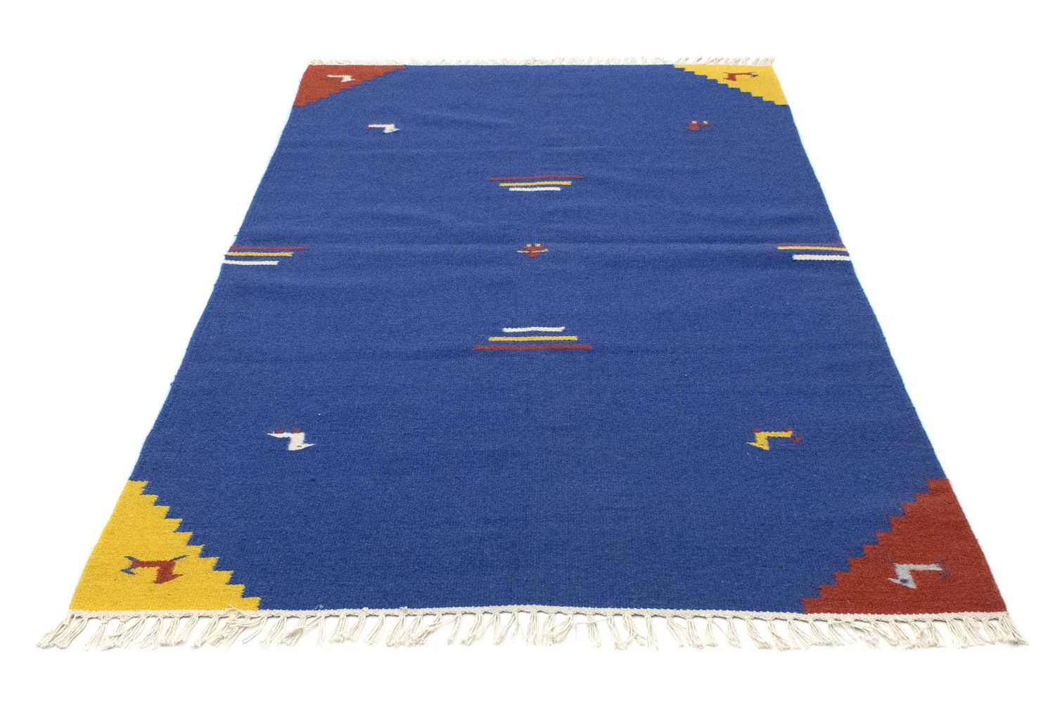 Kelim Teppich - Trendy 180 x 120 cm - blau - Image 5