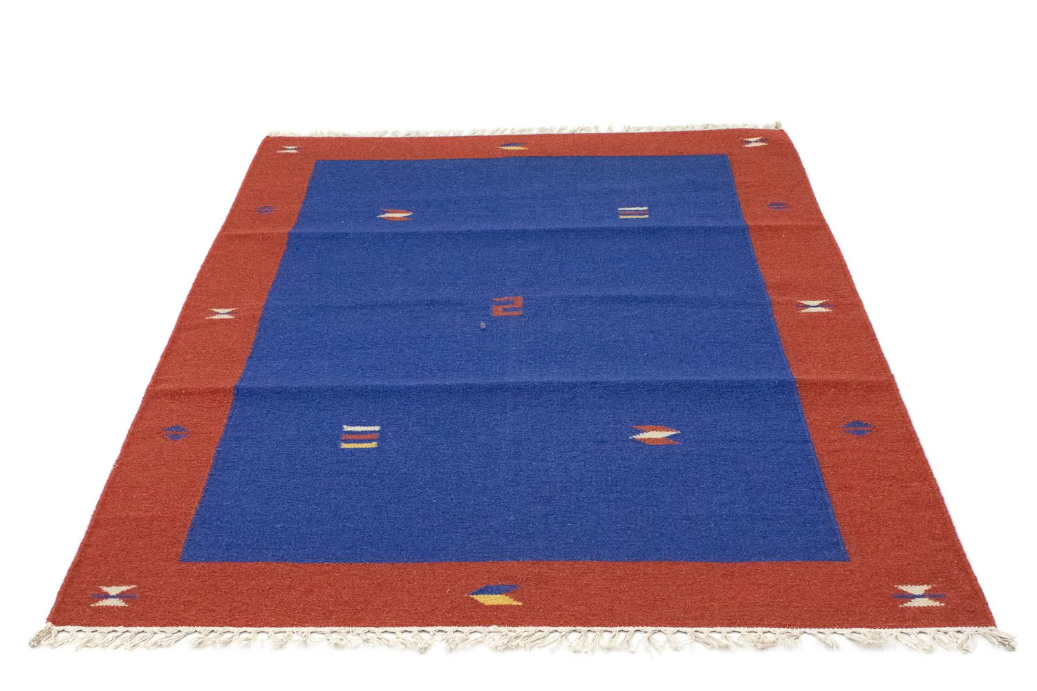 Kelim Teppich - Trendy 180 x 120 cm - blau - Image 5