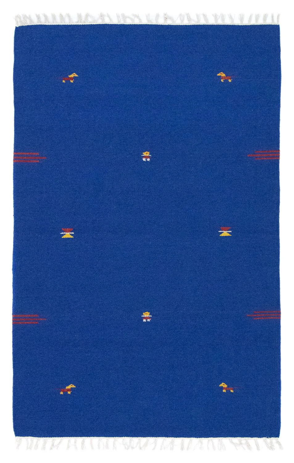Kelim Teppich - Trendy 180 x 120 cm - blau