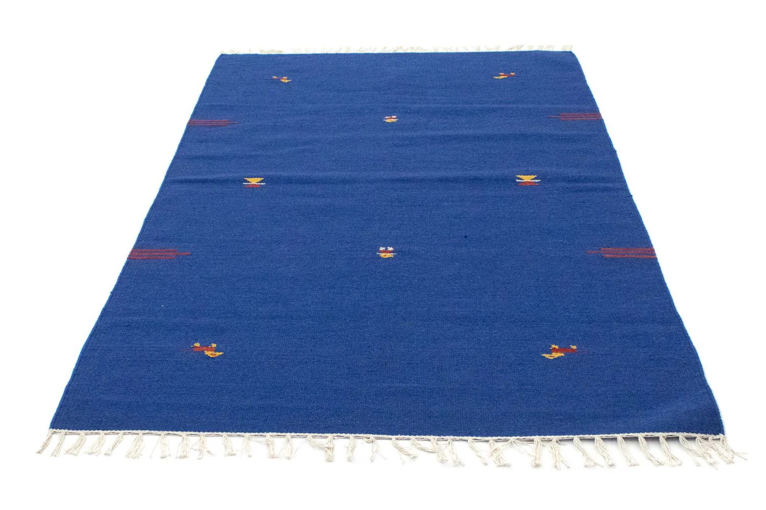 Kelim Teppich - Trendy 180 x 120 cm - blau - Image 5