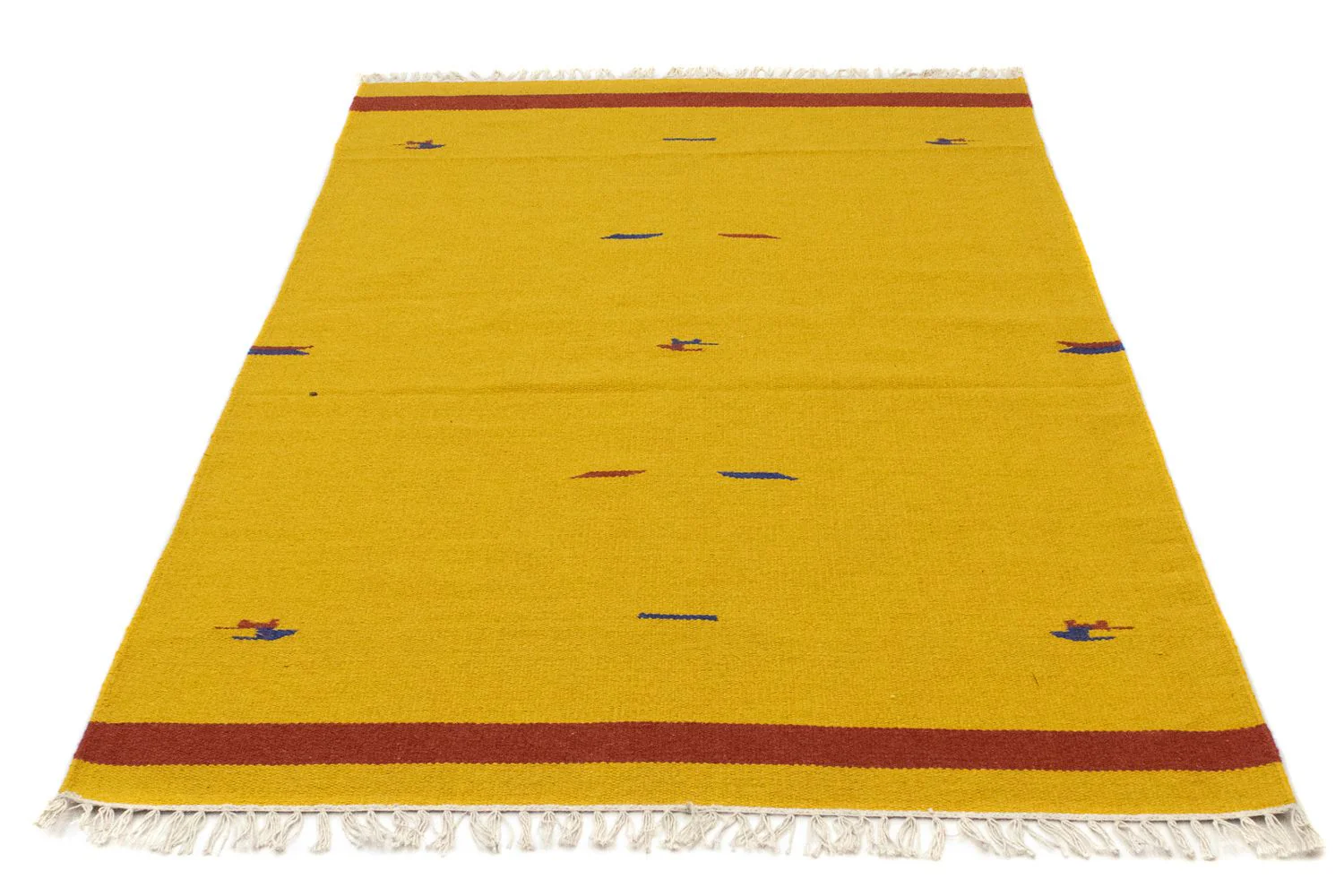 Kelim Teppich - Trendy 180 x 120 cm - gelb - Image 5