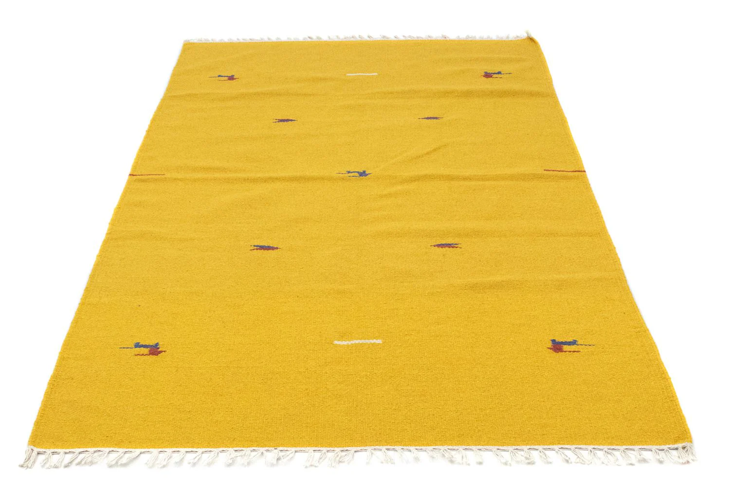 Kelim Teppich - Trendy 180 x 120 cm - gelb - Image 5
