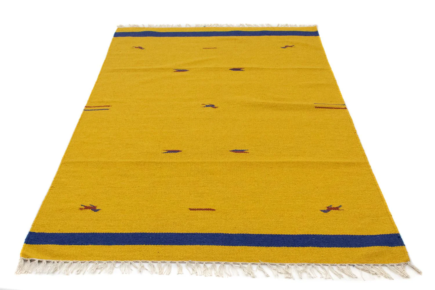 Kelim Teppich - Trendy 180 x 120 cm - gelb - Image 5