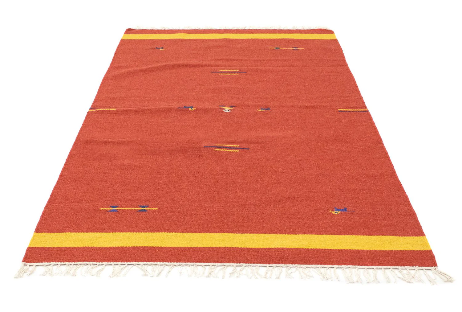 Kelim Teppich - Trendy 180 x 120 cm - rot - Image 5