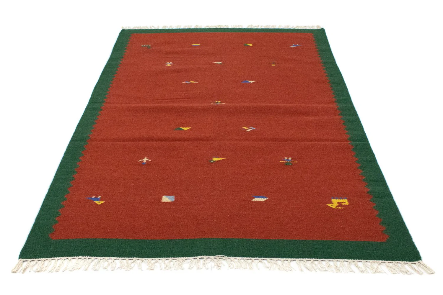 Kelim Teppich - Trendy 180 x 120 cm - rot - Image 5