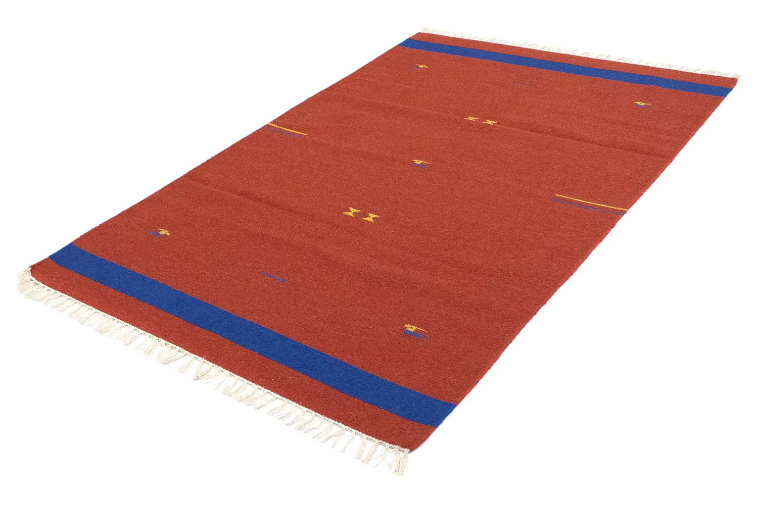 Kelim Teppich - Trendy 180 x 120 cm - rot - Image 4