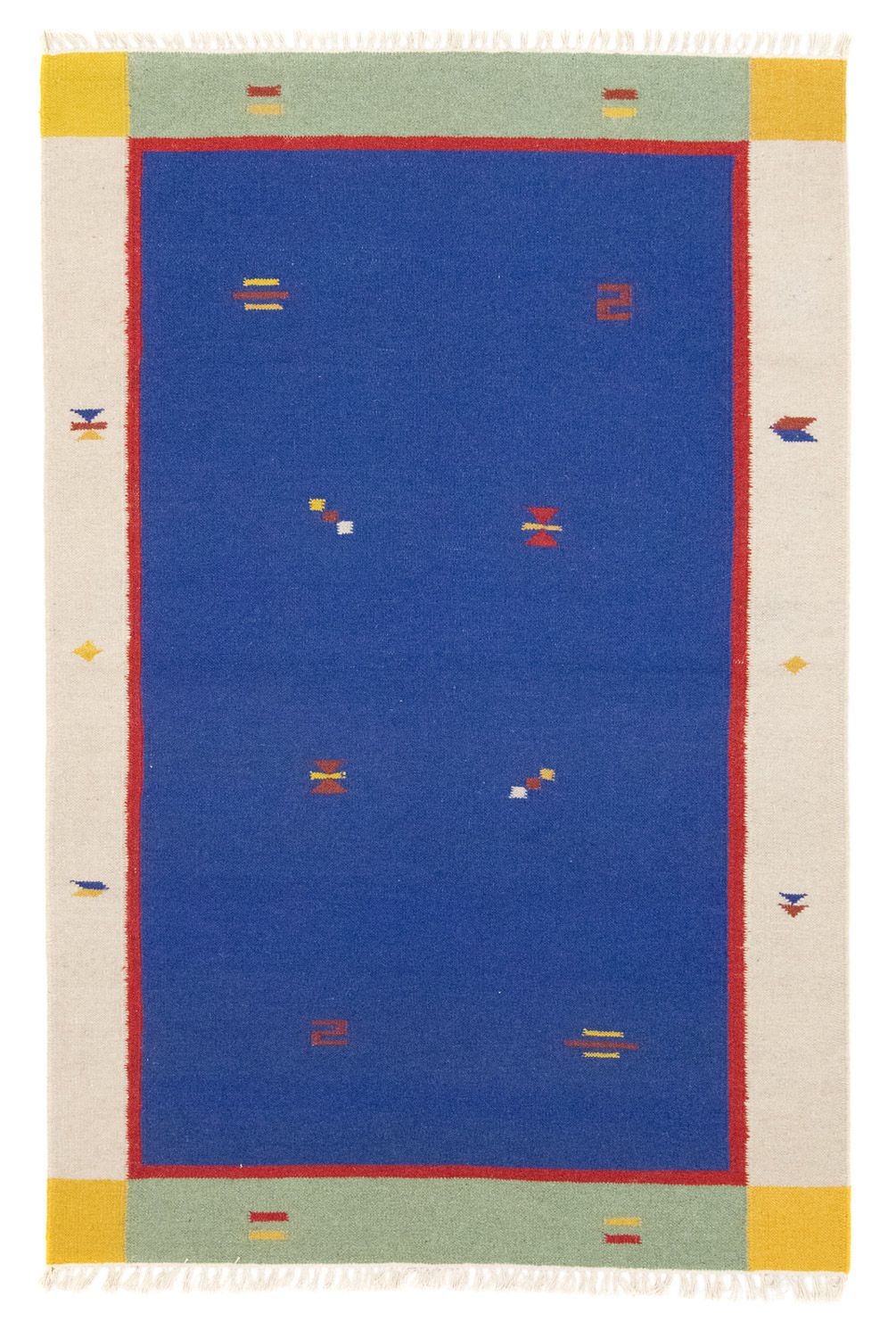 Kelim Teppich - Trendy 180 x 120 cm - blau