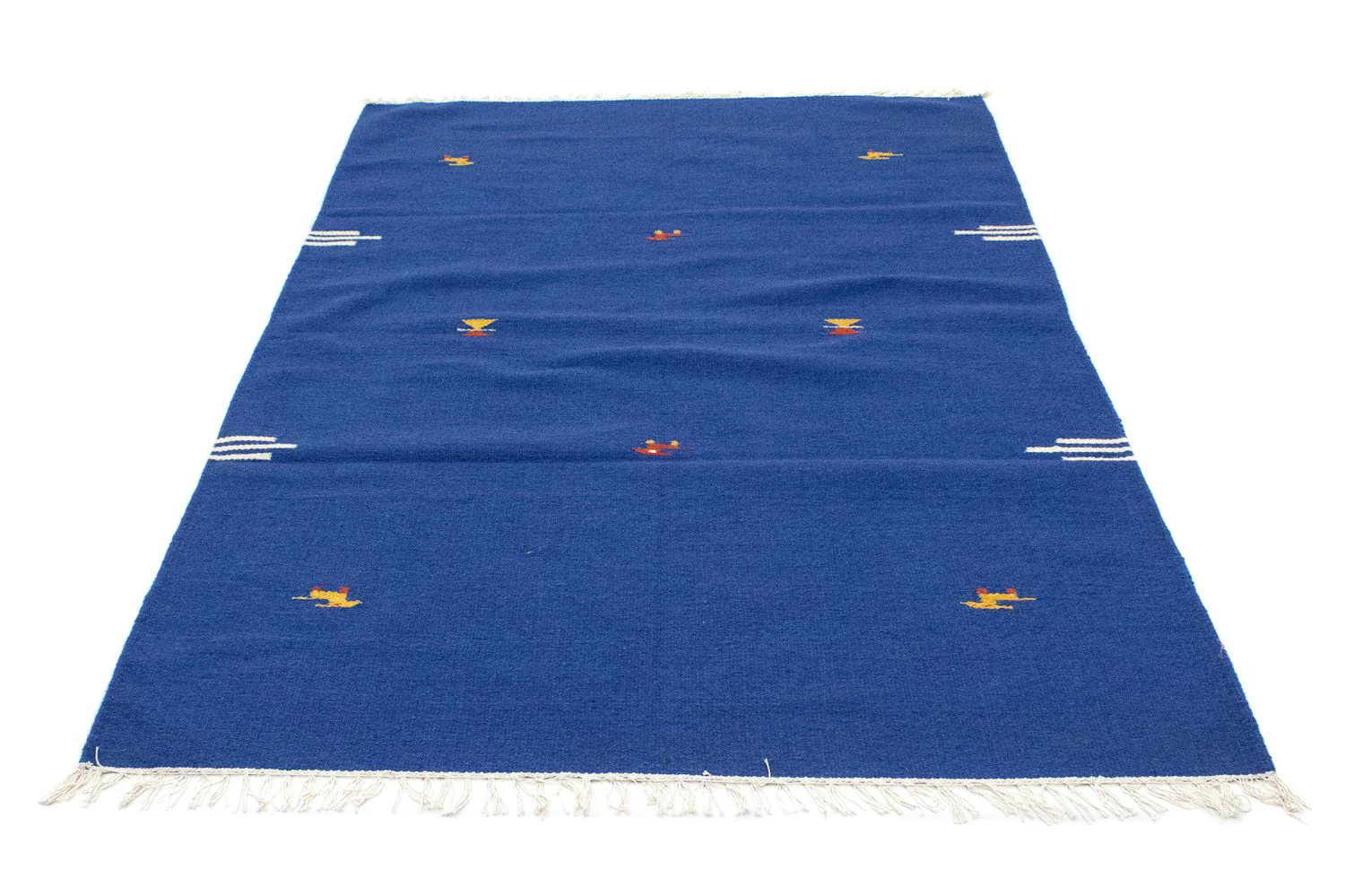 Kelim Teppich - Trendy 180 x 120 cm - blau - Image 2