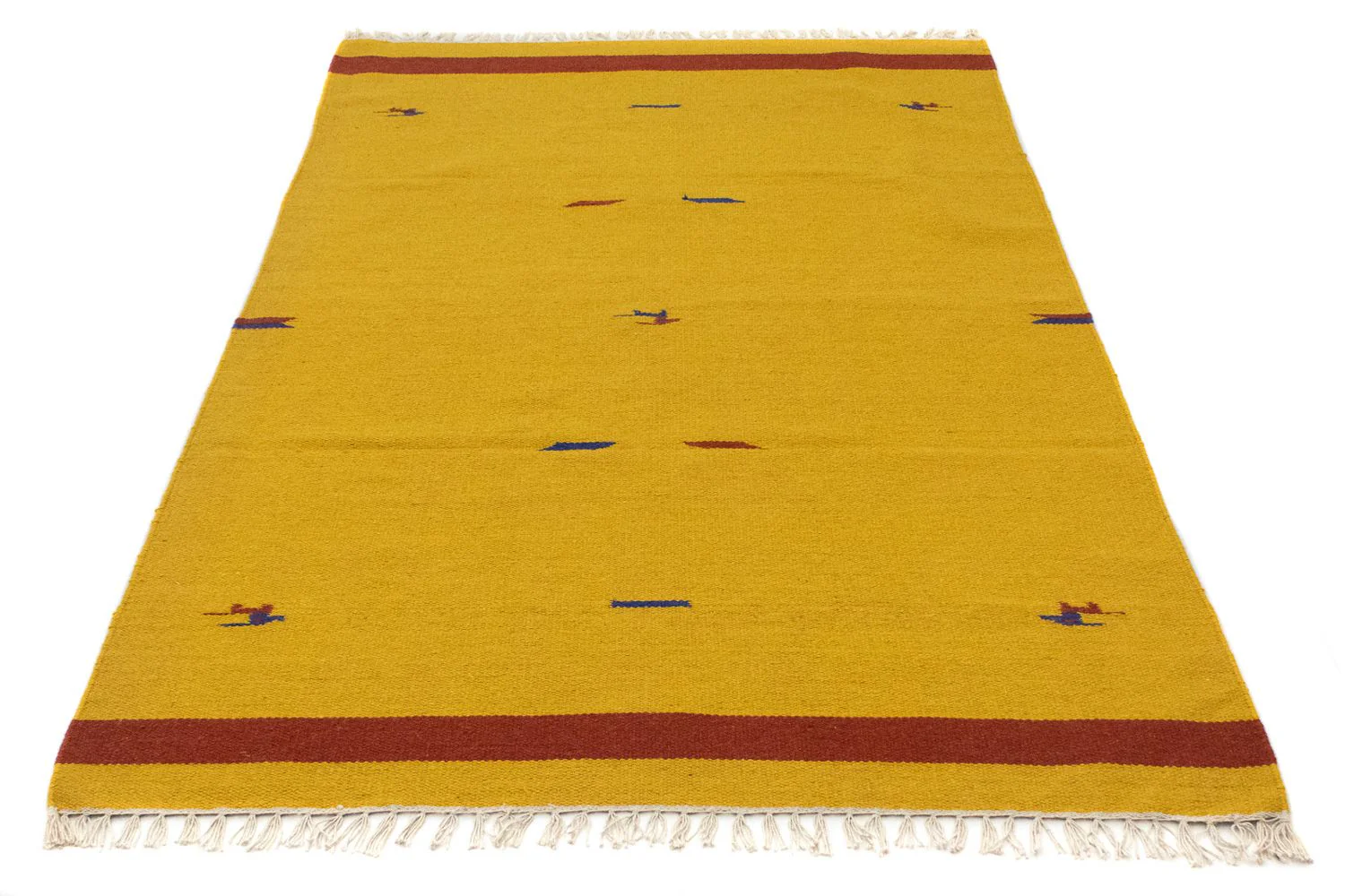 Kelim Teppich - Trendy 180 x 120 cm - gelb - Image 5