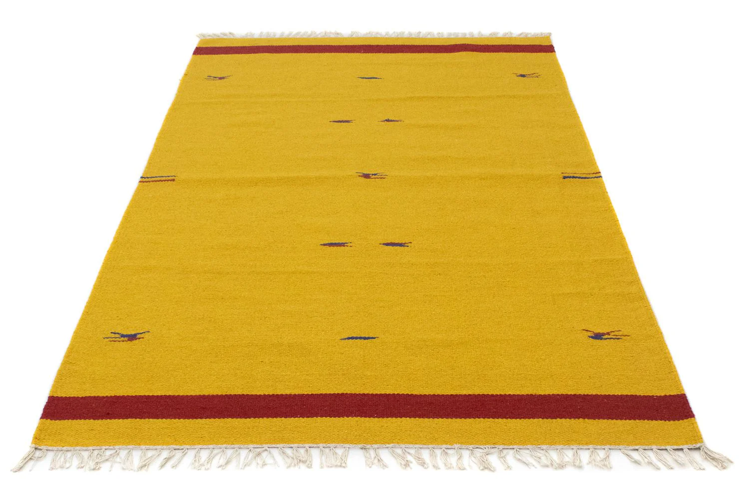 Kelim Teppich - Trendy 180 x 120 cm - gelb - Image 5