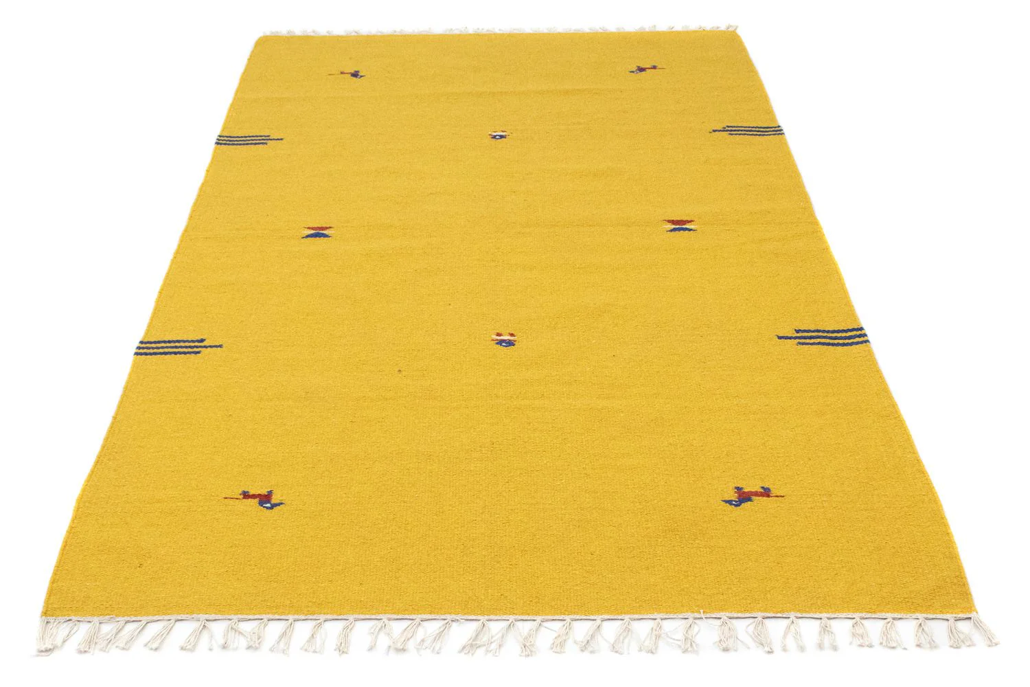 Kelim Teppich - Trendy 180 x 120 cm - gelb - Image 5
