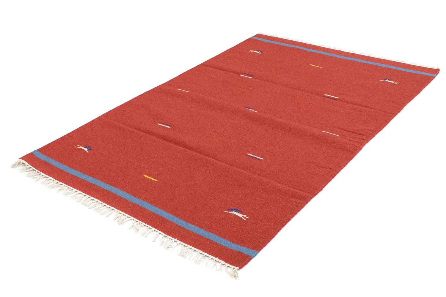 Kelim Teppich - Trendy 180 x 120 cm - rot - Image 4