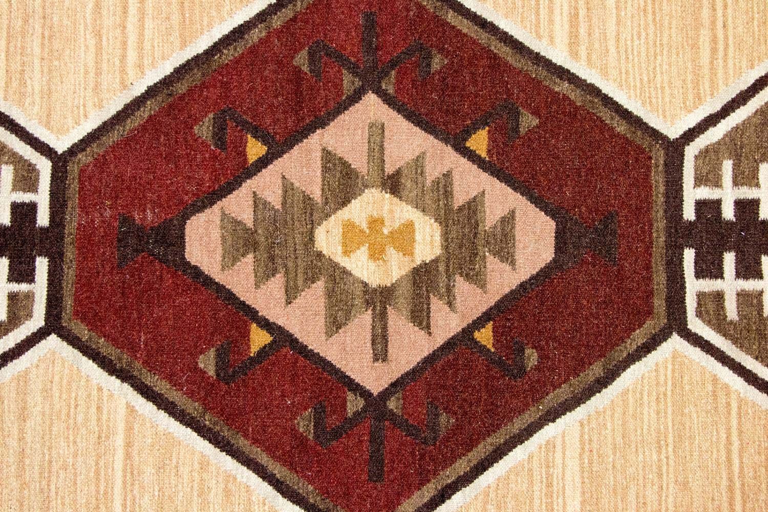 Kelim Teppich - Trendy 187 x 126 cm - gelb - Image 2