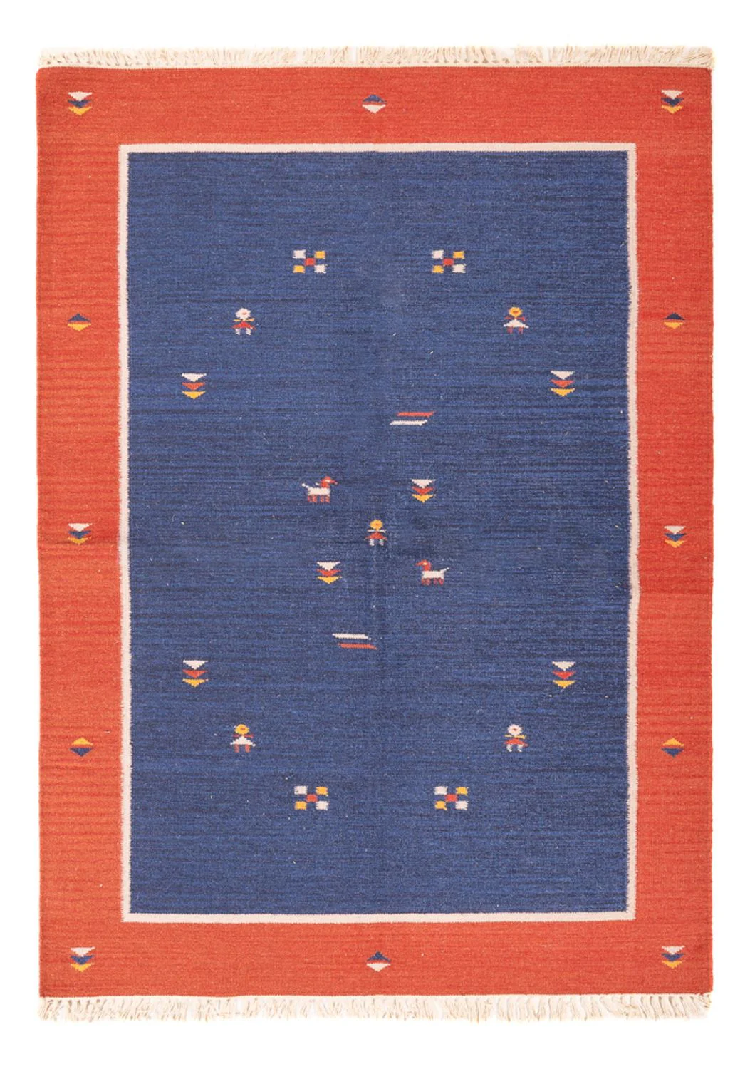 Kelim Teppich - Trendy - 200 x 140 cm - mehrfarbig
