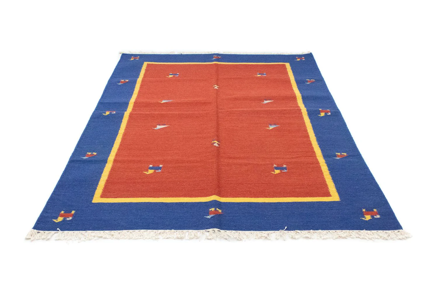 Kelim Teppich - Trendy 200 x 140 cm - rot - Image 5