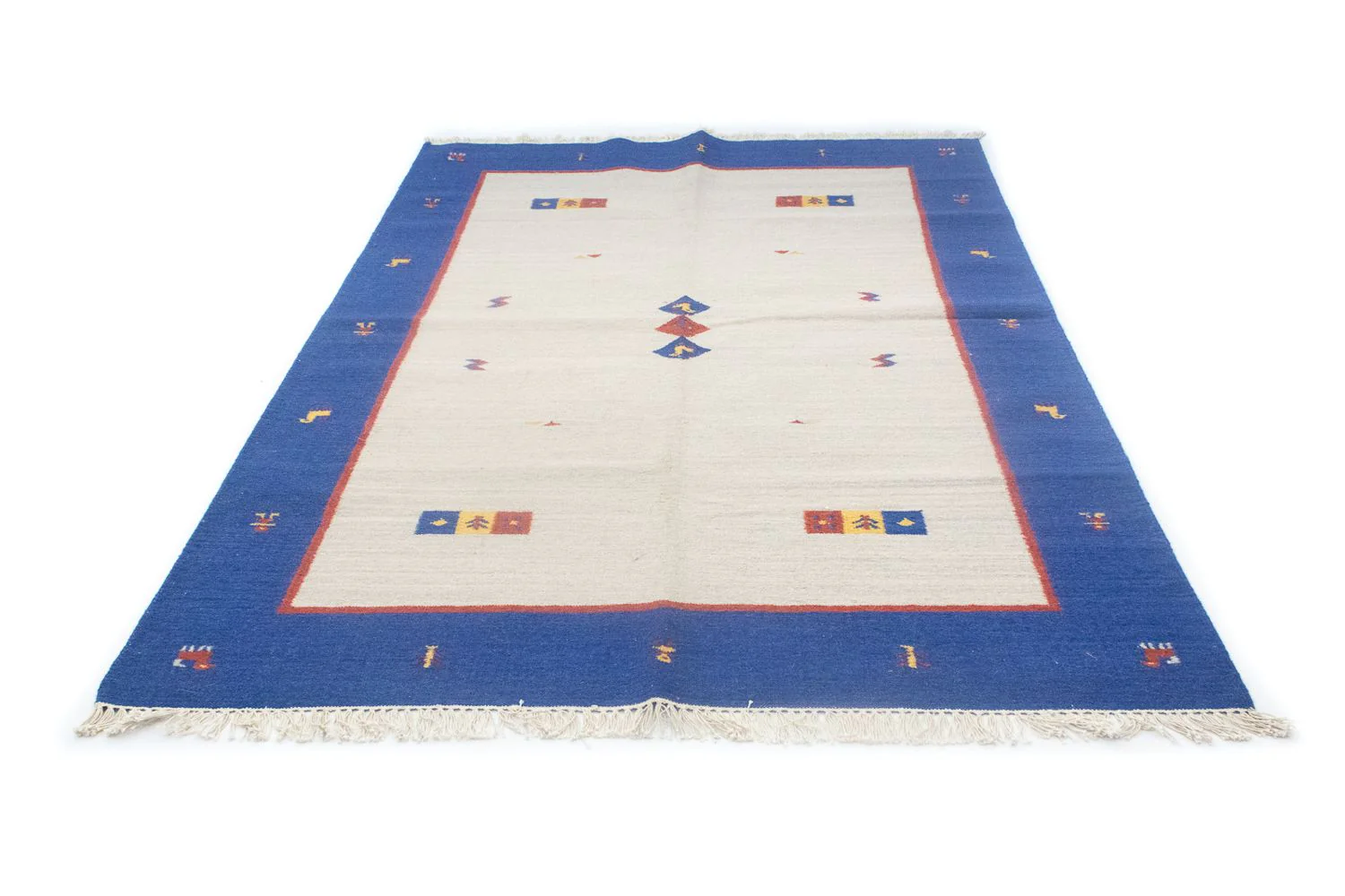 Kelim Teppich - Trendy 200 x 140 cm - beige - Image 5