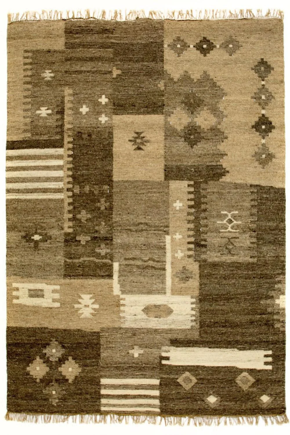 Kelim Teppich - Trendy 200 x 140 cm - mehrfarbig