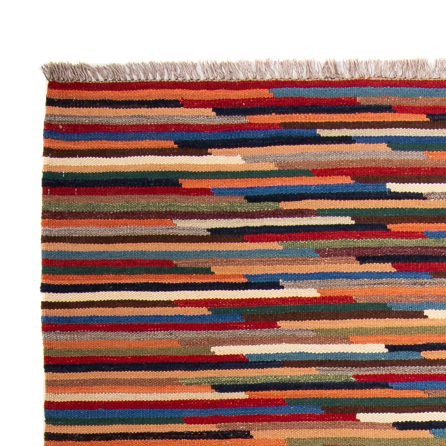 Kelim Teppich - Trendy 202 x 147 cm - mehrfarbig - Image 3