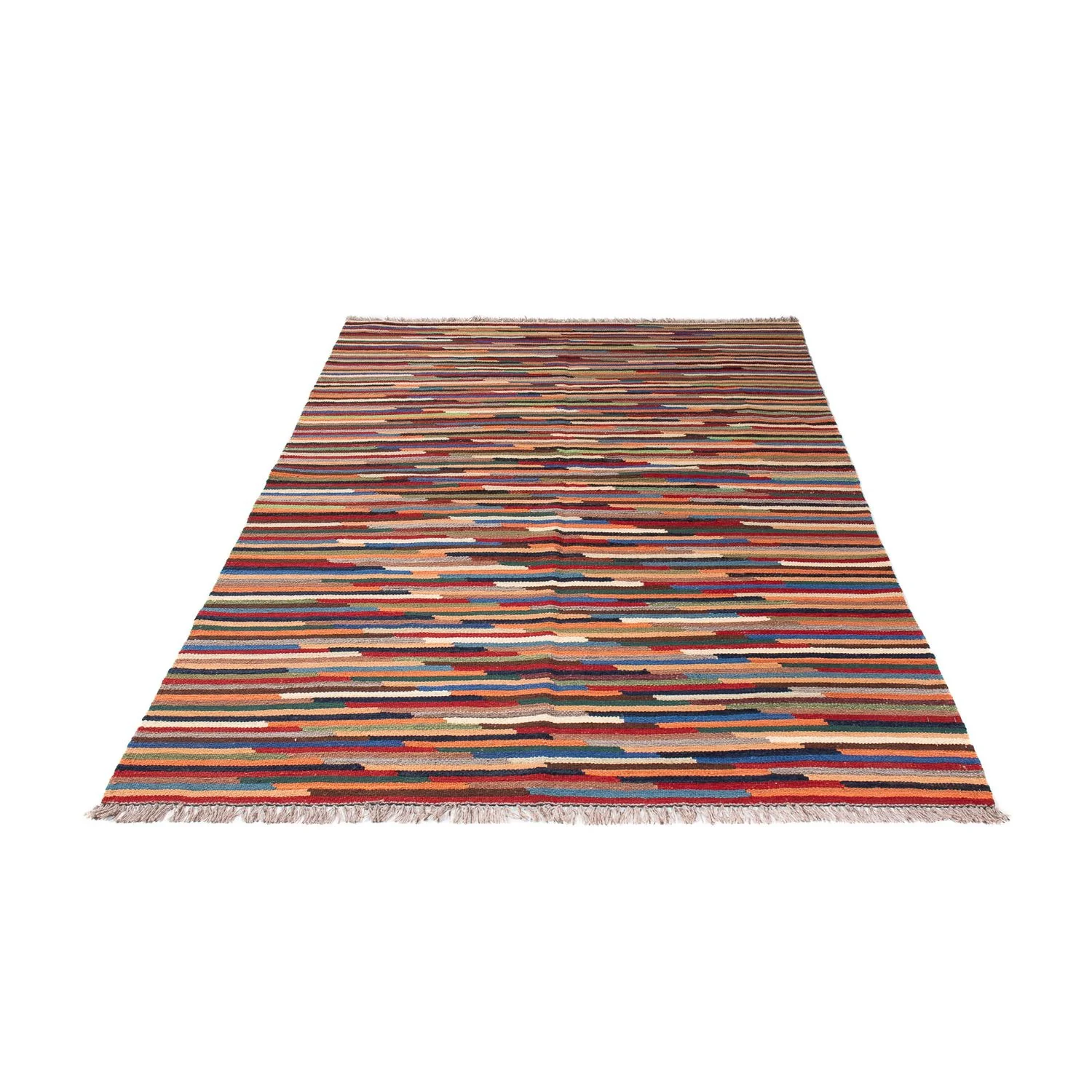 Kelim Teppich - Trendy 202 x 147 cm - mehrfarbig - Image 5
