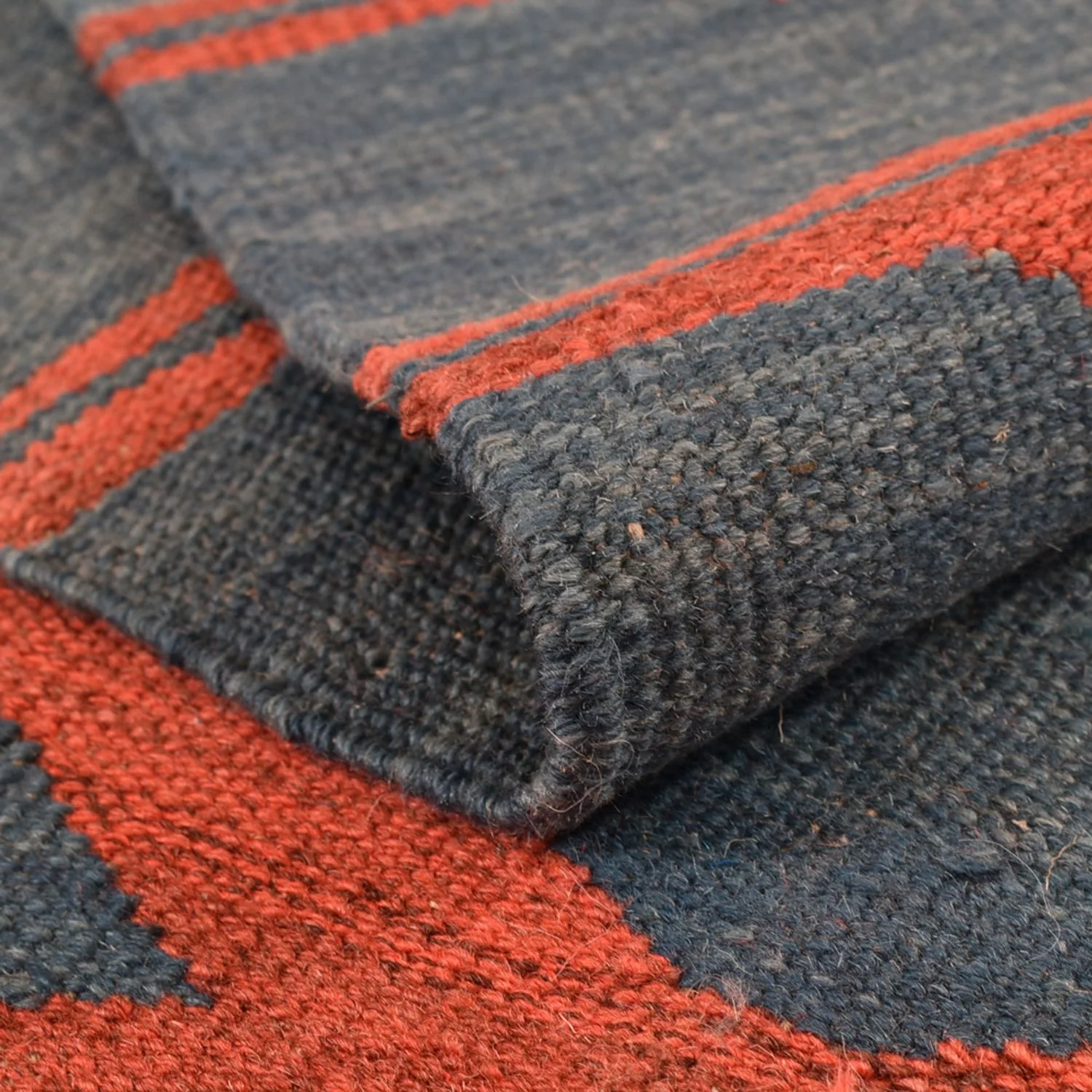 Kelim Teppich - Trendy - 204 x 159 cm - mehrfarbig - Image 4