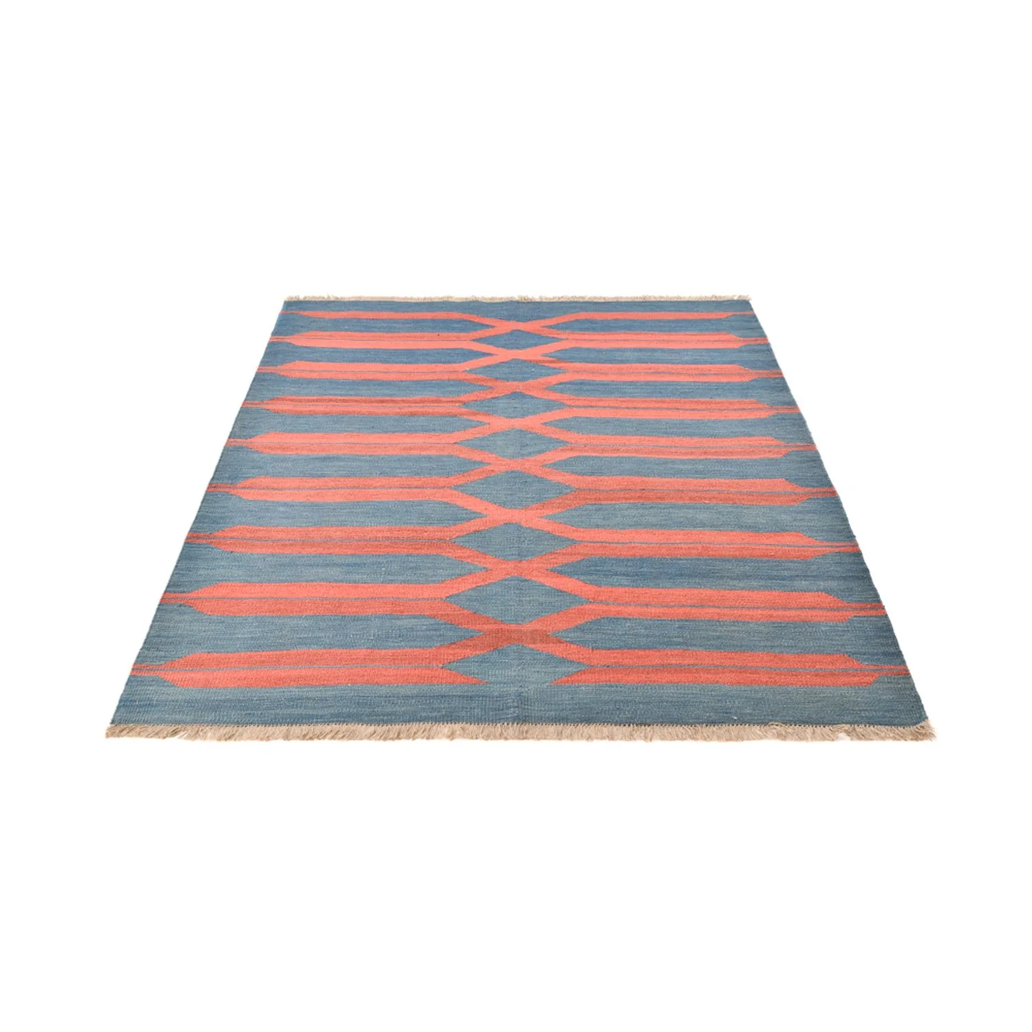 Kelim Teppich - Trendy - 204 x 159 cm - mehrfarbig - Image 5