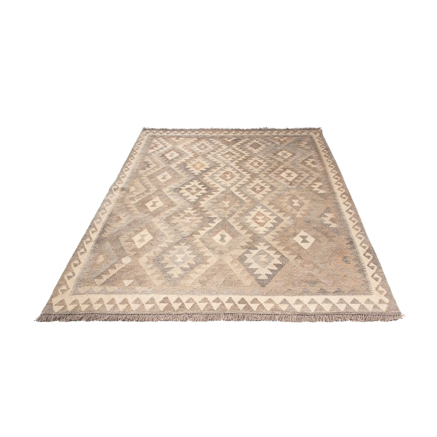 Kelim Teppich - Trendy 205 x 151 cm - beige - Image 5