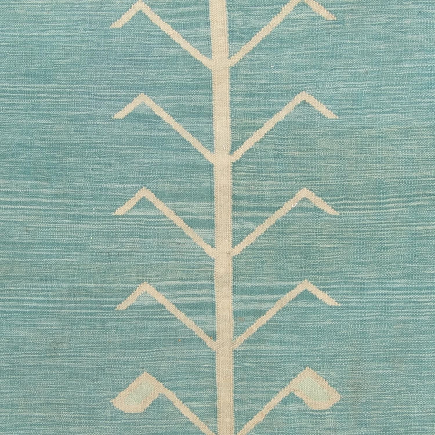 Kelim Teppich - Trendy - 240 x 200 cm - hellblau - Image 2