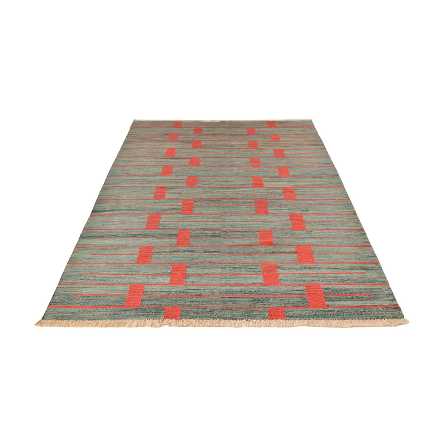 Kelim Teppich - Trendy - 291 x 193 cm - mehrfarbig - Image 5