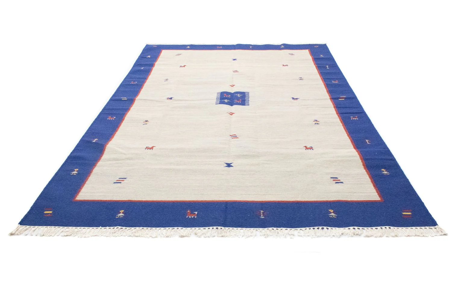 Kelim Teppich - Trendy 300 x 200 cm - beige - Image 5
