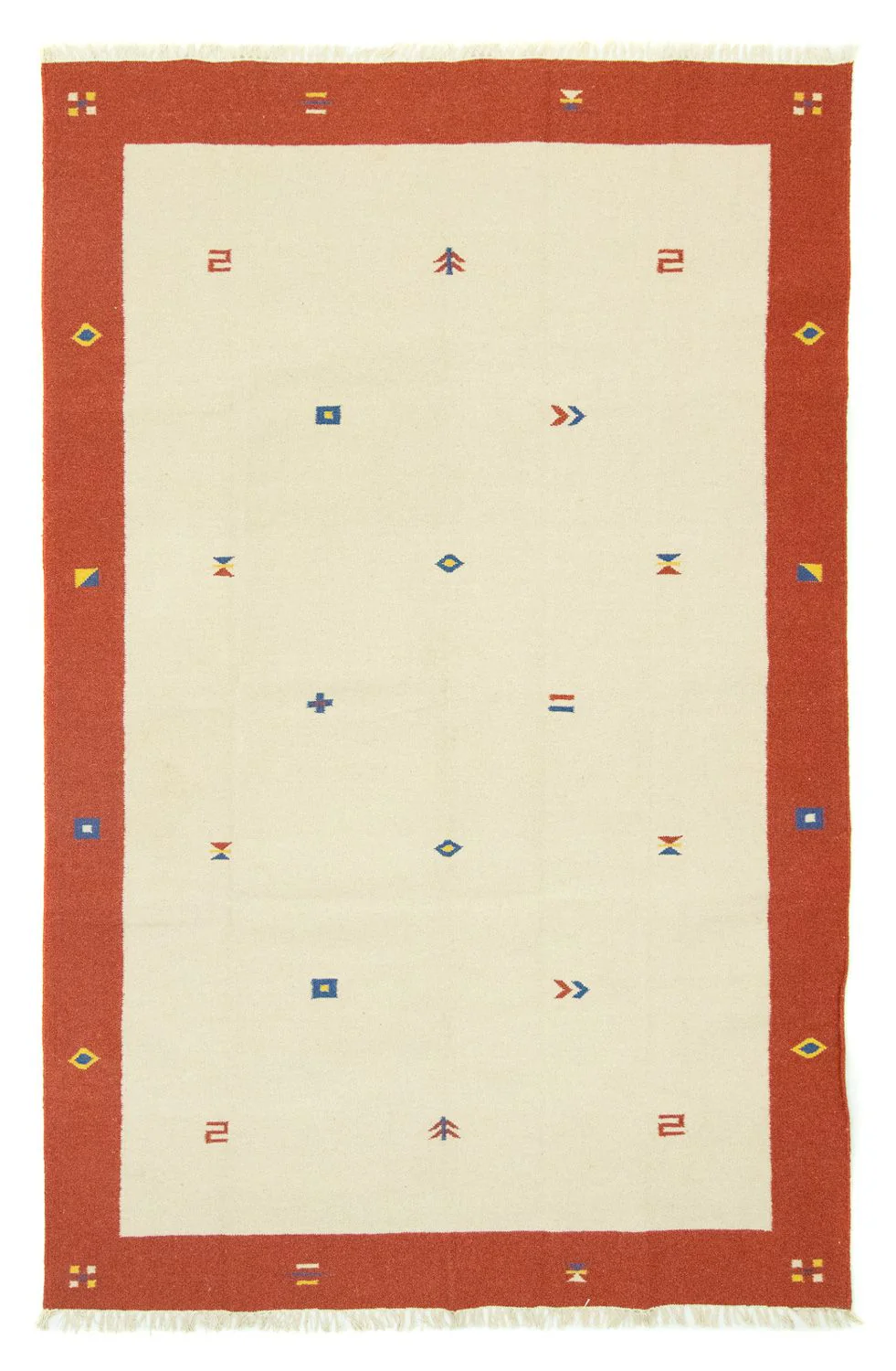 Kelim Teppich - Trendy 300 x 200 cm - beige
