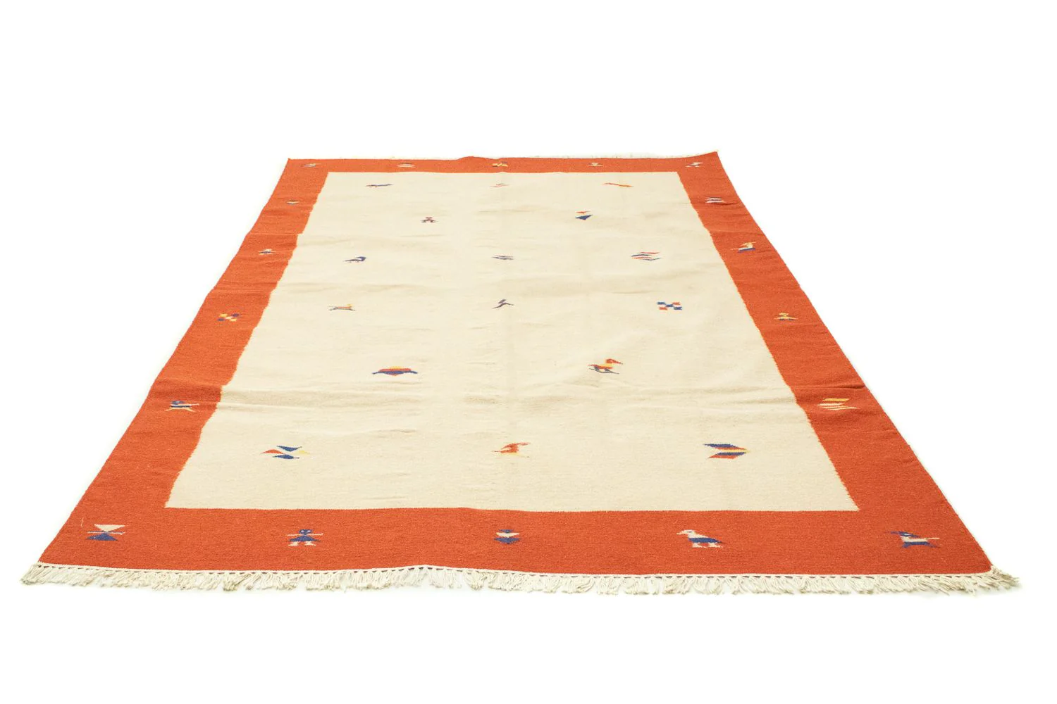 Kelim Teppich - Trendy 300 x 200 cm - beige - Image 5