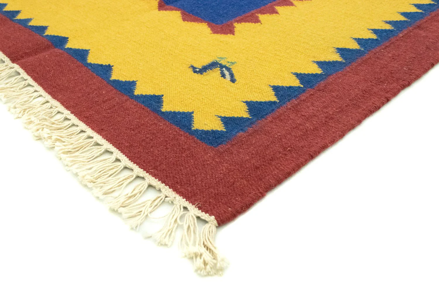 Kelim Teppich - Trendy 300 x 200 cm - blau - Image 2