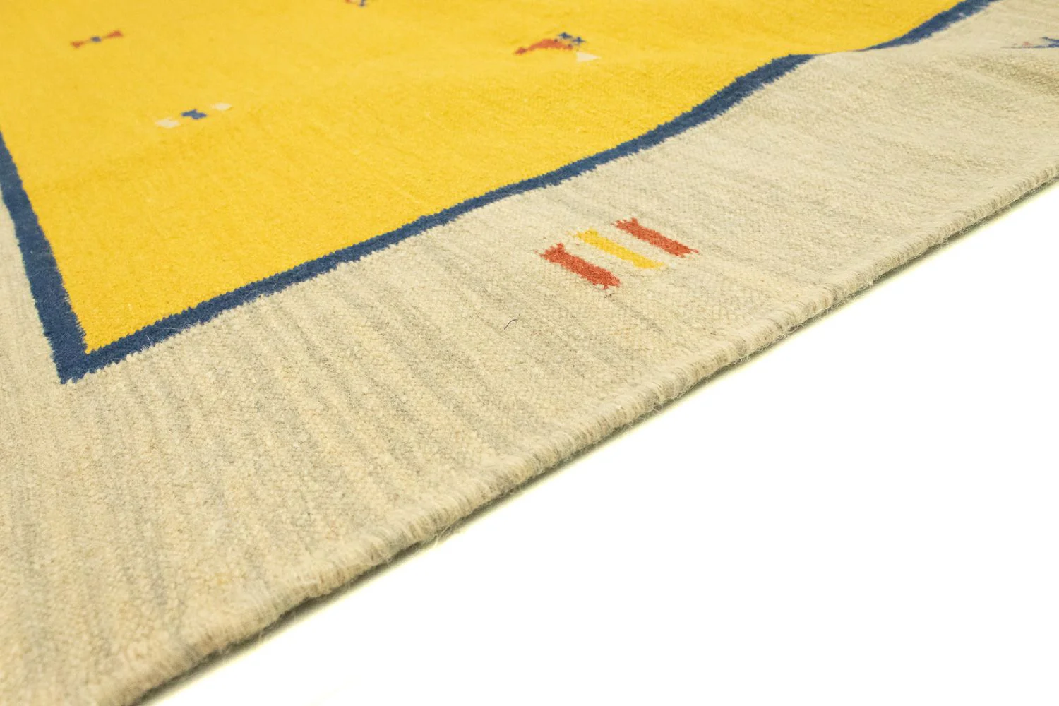 Kelim Teppich - Trendy 300 x 200 cm - gelb - Image 3