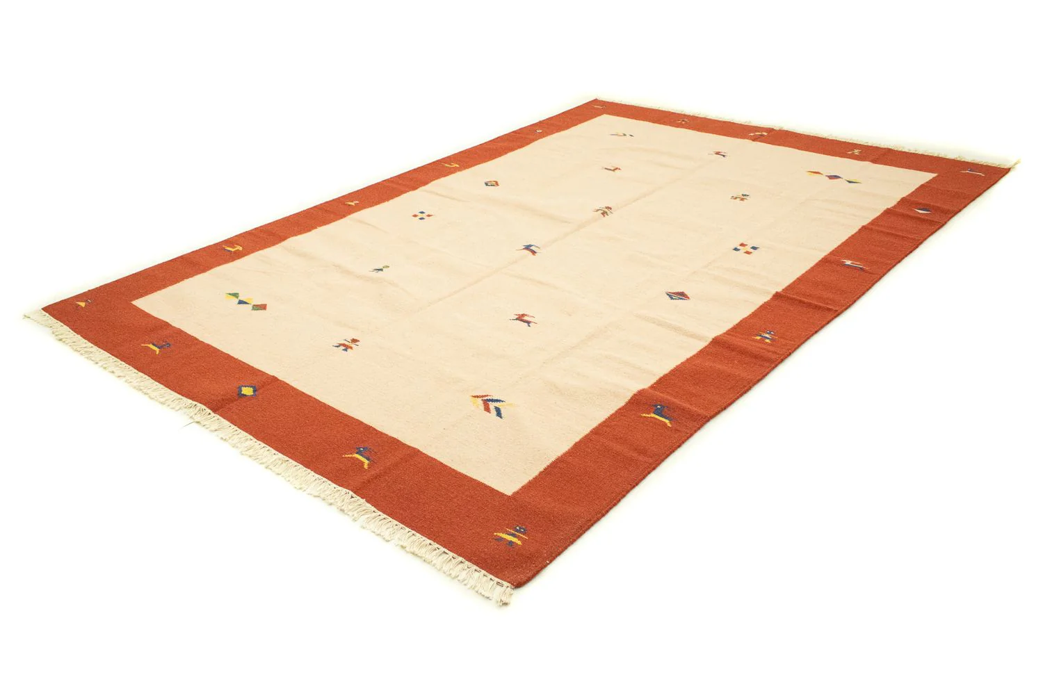 Kelim Teppich - Trendy 300 x 200 cm - beige - Image 3