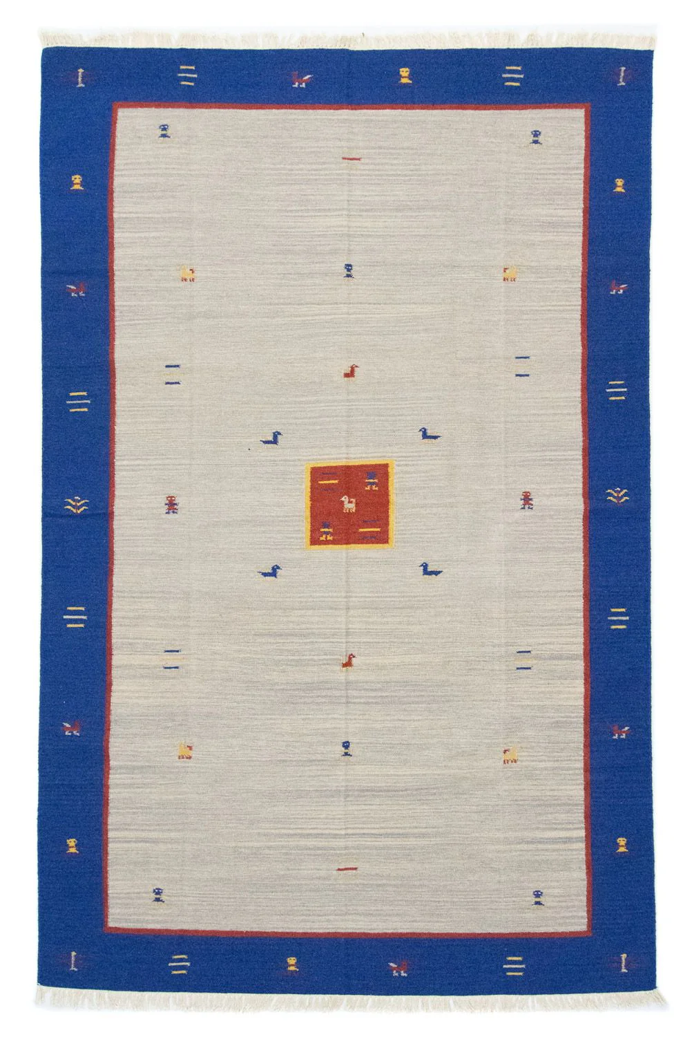 Kelim Teppich - Trendy 300 x 200 cm - beige