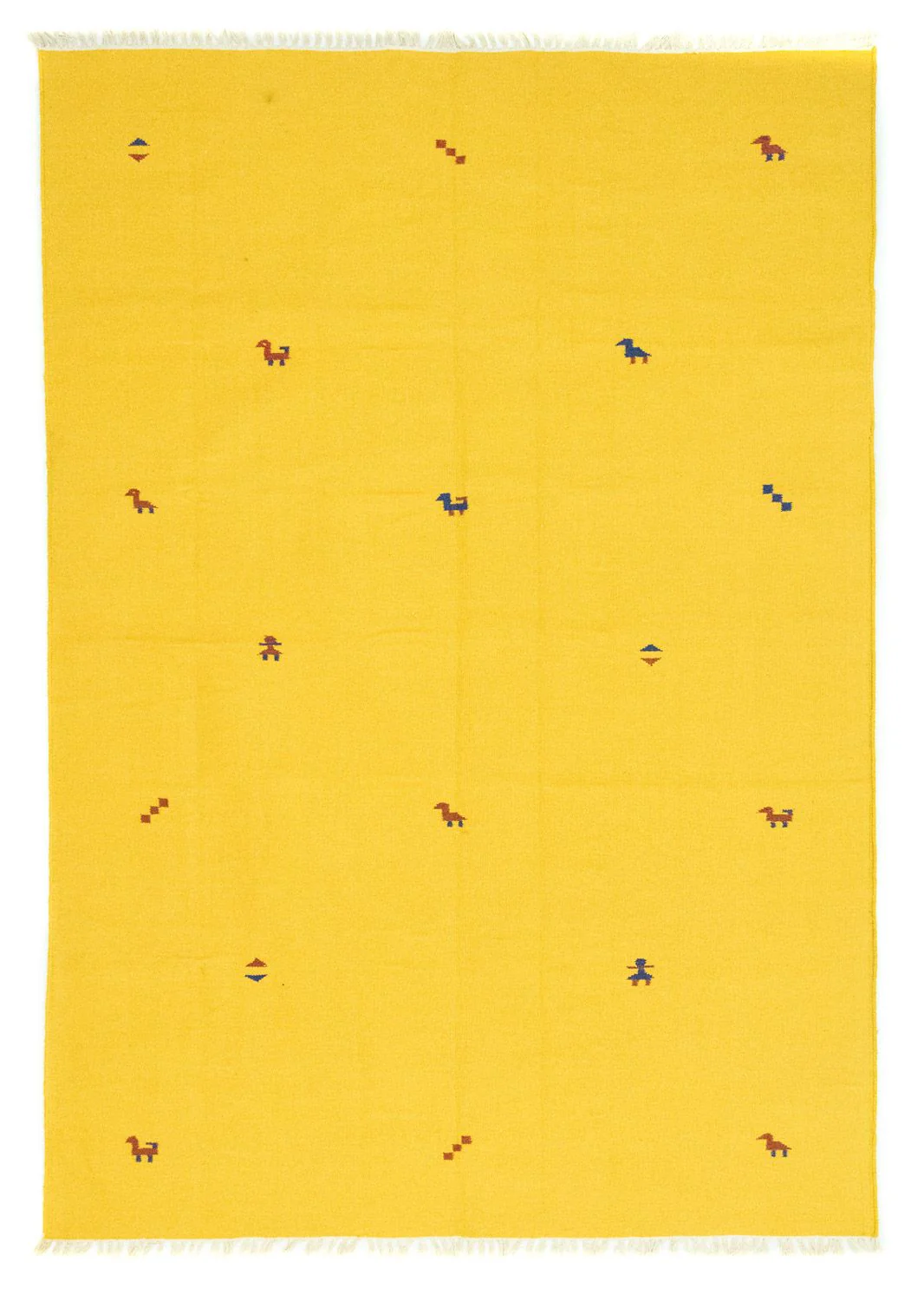 Kelim Teppich - Trendy 300 x 200 cm - gelb