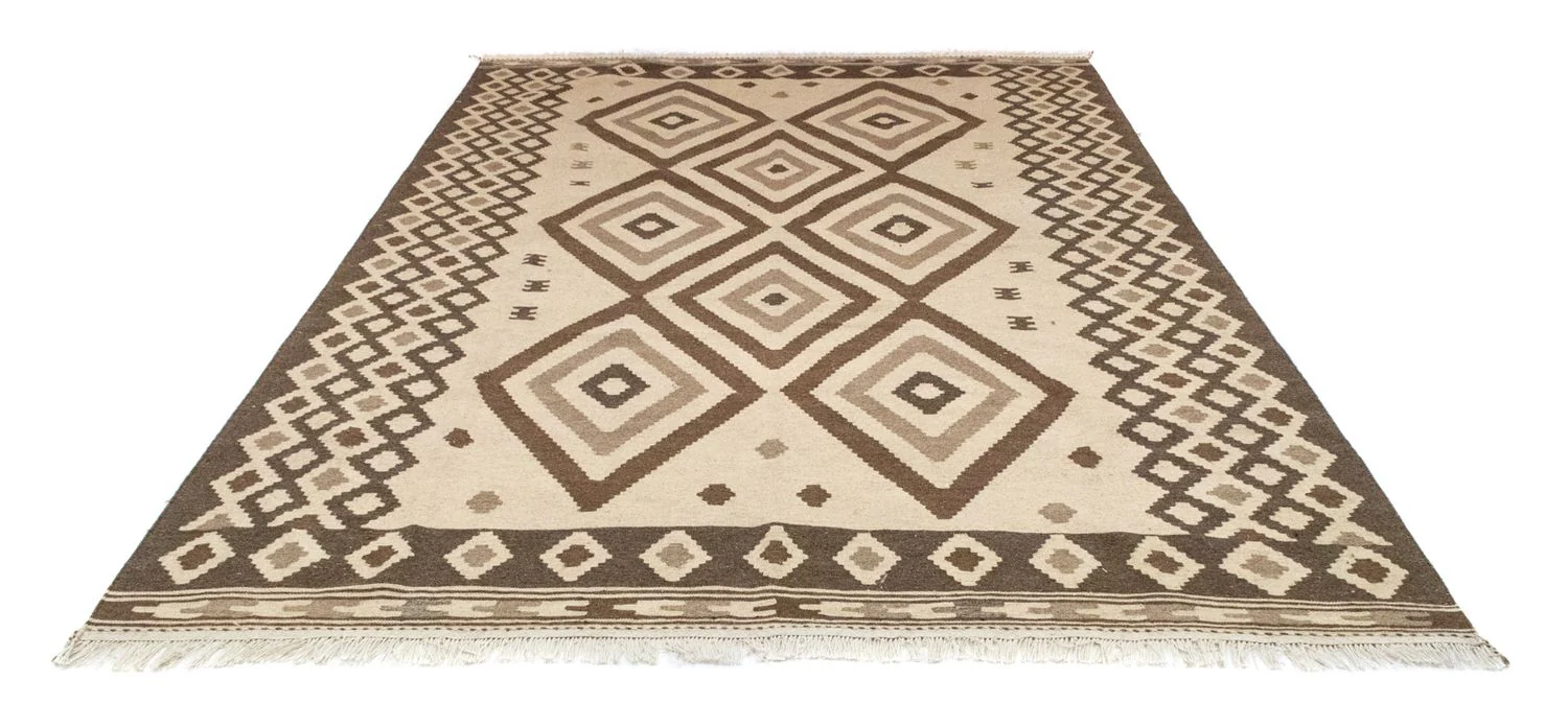 Kelim Teppich - Trendy 308 x 205 cm - beige - Image 5