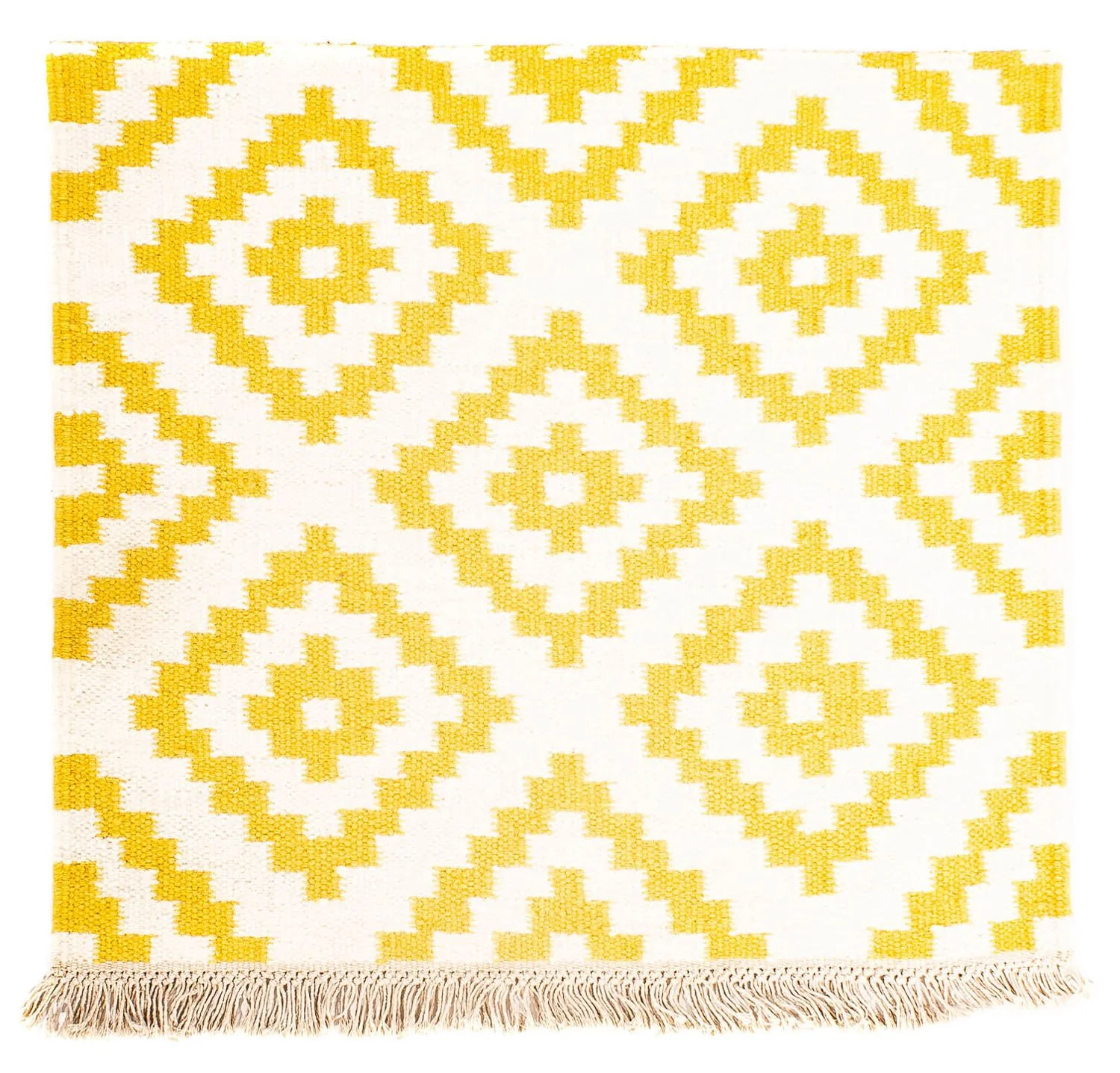 Kelim Teppich - Trendy 80 x 72 cm - beige