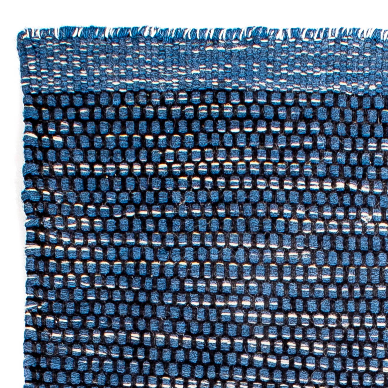 Kelim Teppich - Trendy 88 x 62 cm - dunkelblau - Image 3