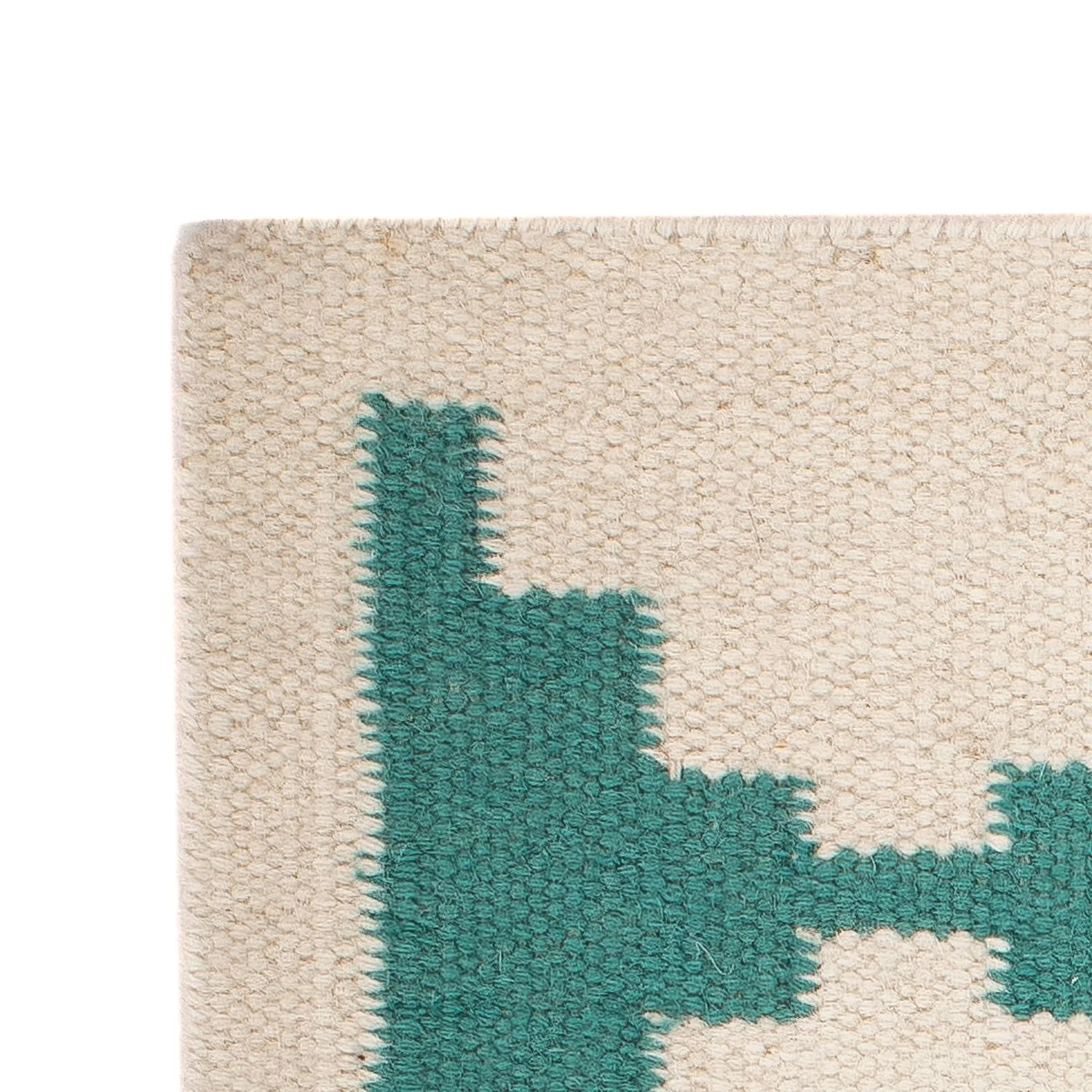 Kelim Teppich - Trendy 90 x 60 cm - beige - Image 2