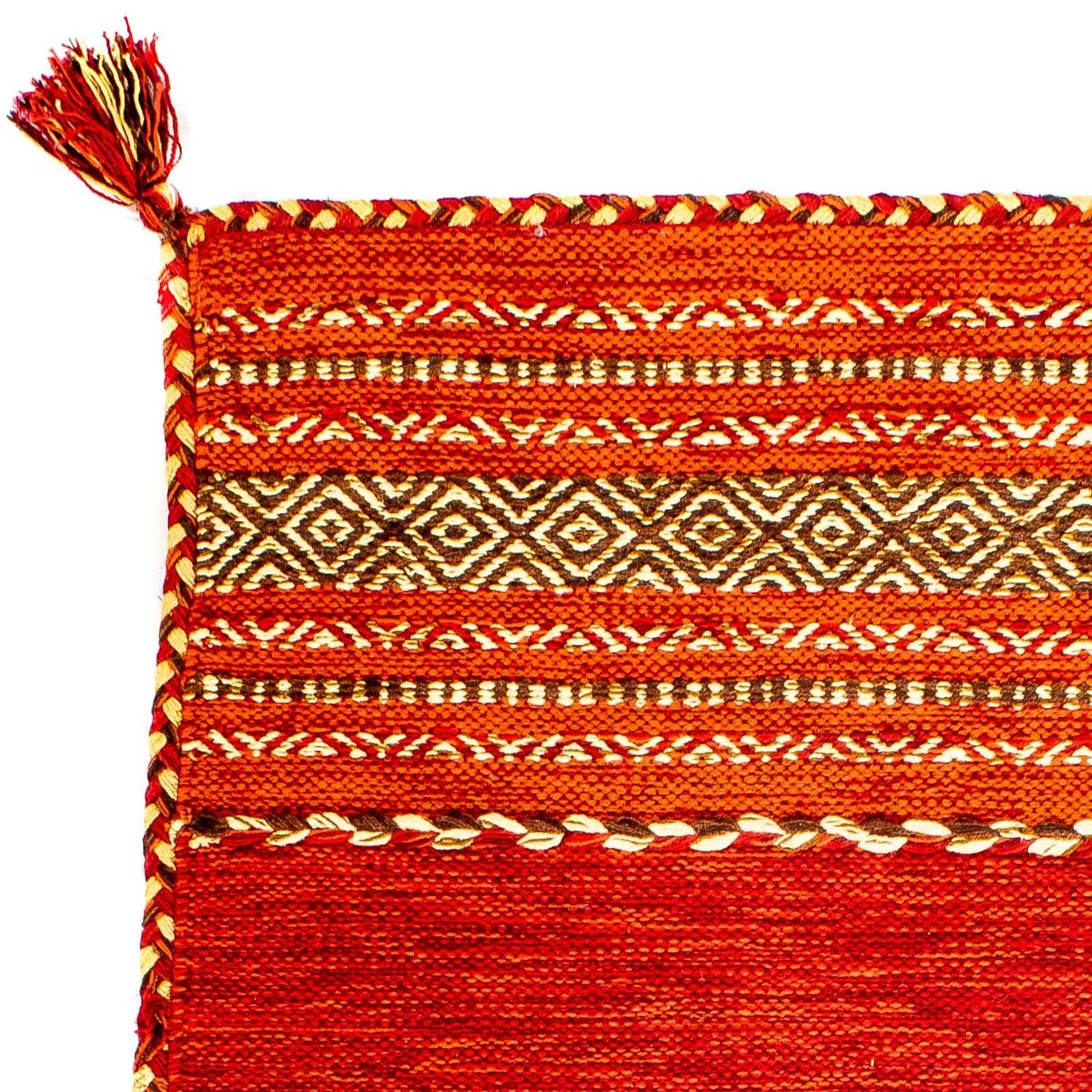 Kelim Teppich - Trendy 90 x 60 cm - rot - Image 3