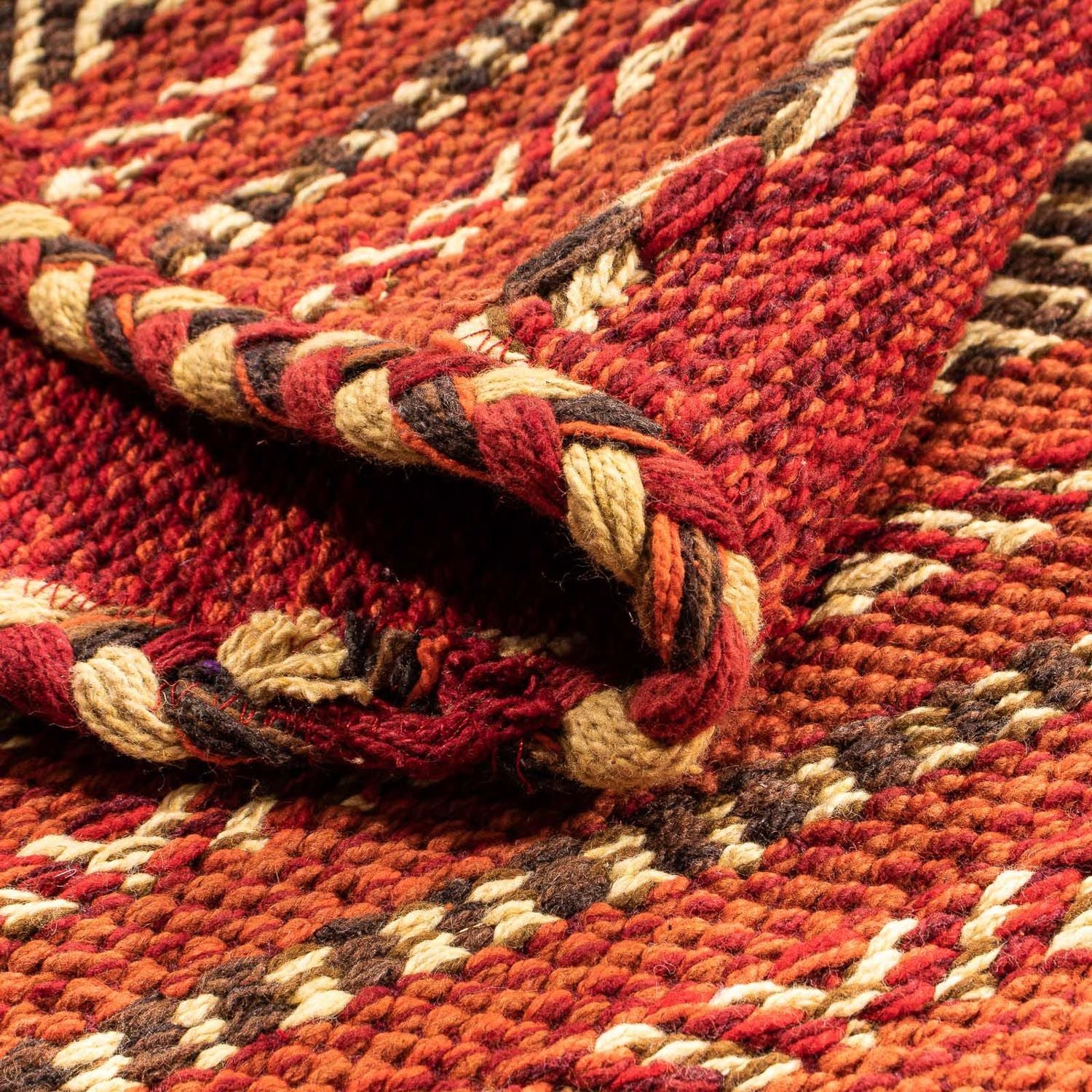 Kelim Teppich - Trendy 90 x 60 cm - rot - Image 4