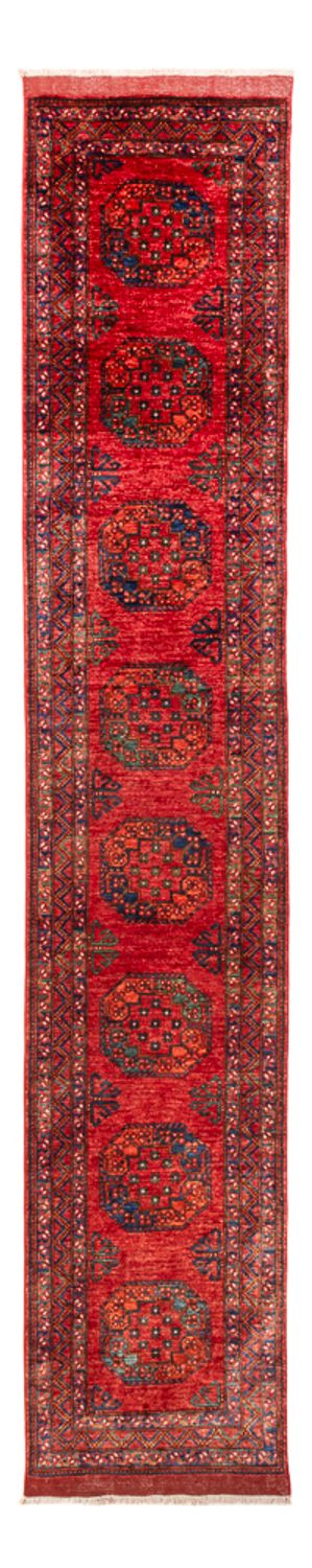 LĂ€ufer Afghan - 395 x 76 cm - rot