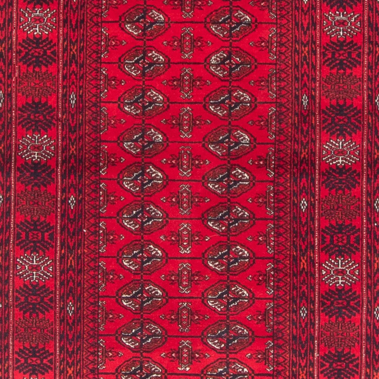 Läufer Afghan - Buchara - 377 x 90 cm - rot - Image 2