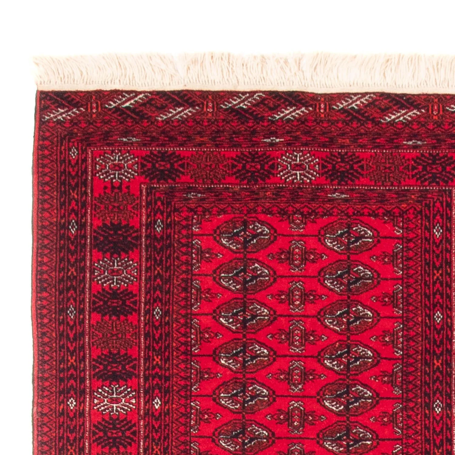 Läufer Afghan - Buchara - 380 x 90 cm - rot - Image 3