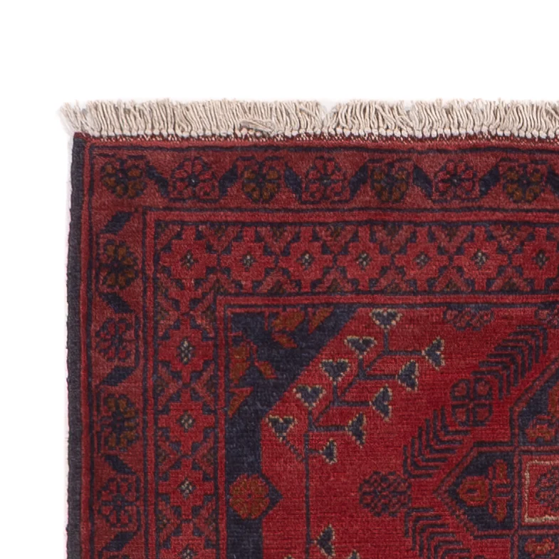 Läufer Afghan - Kunduz - 290 x 80 cm - dunkelrot - Image 3