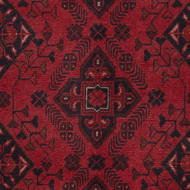 Läufer Afghan - Kunduz - 297 x 80 cm - dunkelrot - Image 2