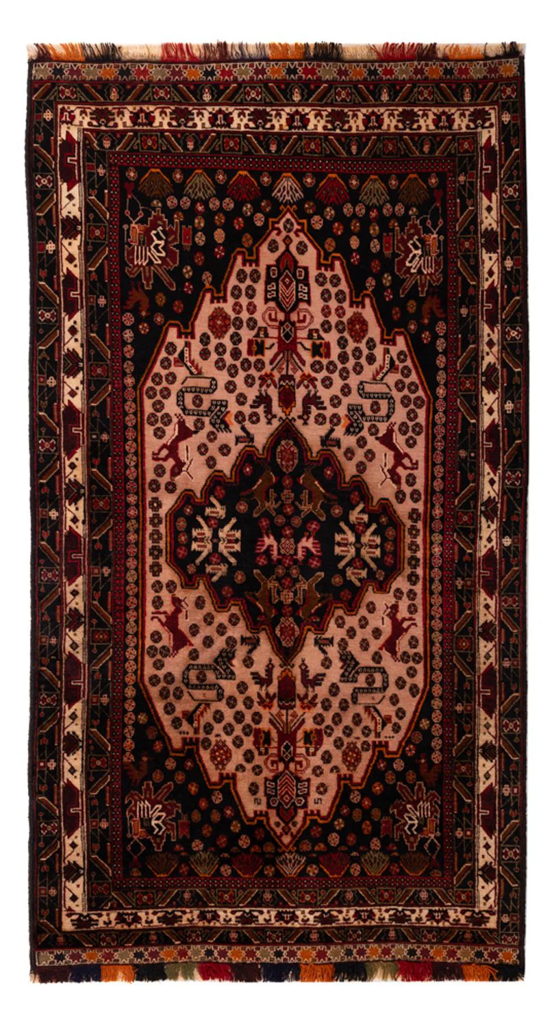 Läufer Belutsch - 193 x 110 cm - hellrot