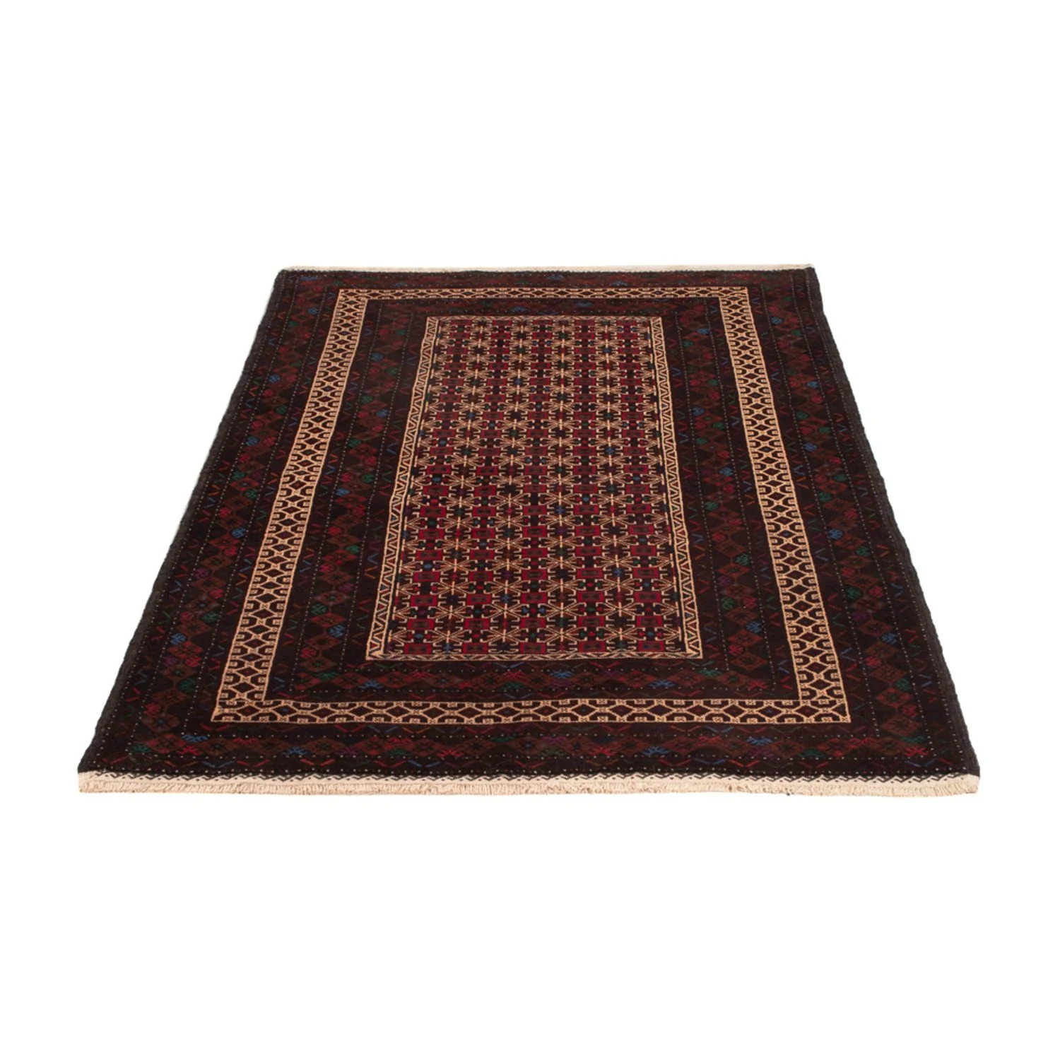 Läufer Belutsch - 200 x 114 cm - dunkelrot - Image 5